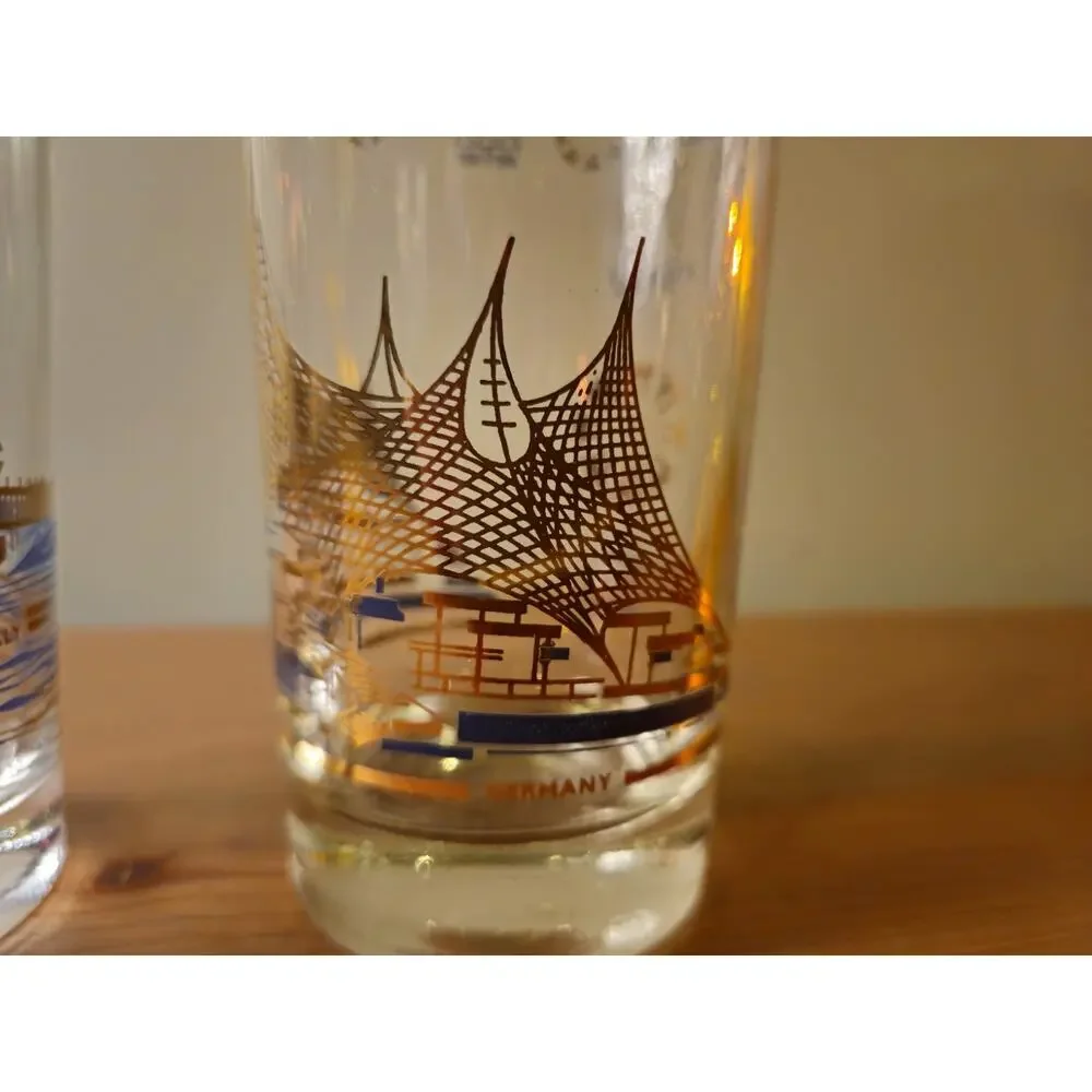 Vintagese Expo 67 Montreal Canada Souvenir Glasses Lot World’s Fair Tumblers MCM